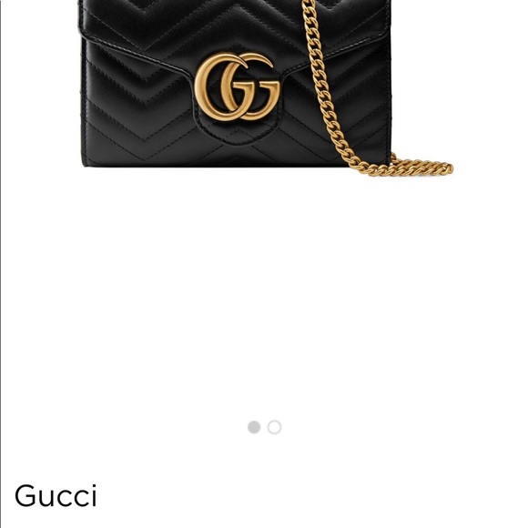 Black Gucci Marmot bag with wallet features - Picture 5 of 5